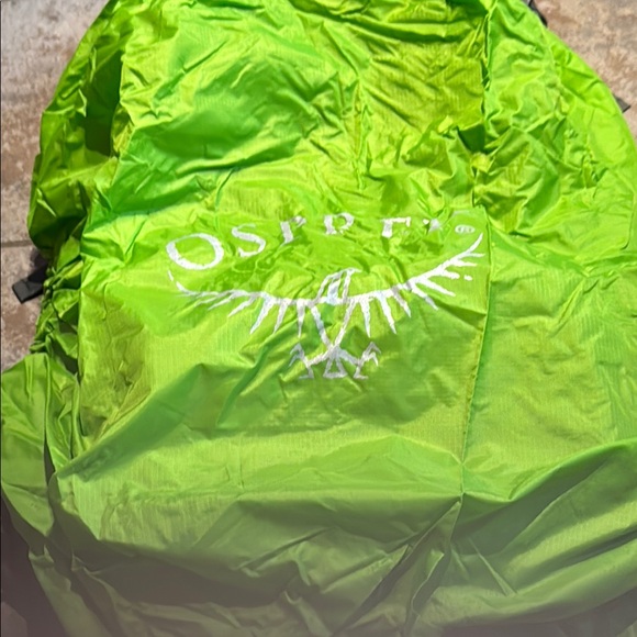 OSPREY Kyte 46 Frame Backpack WS/WM (16-20 in) Gray w/ Teal Accent - Picture 4 of 4